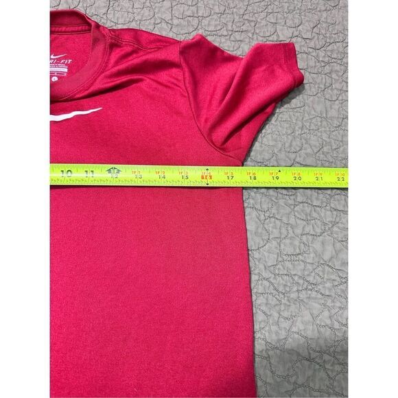 Nike round neck dark red Junior T-shirt size L A786 - Picture 3 of 3